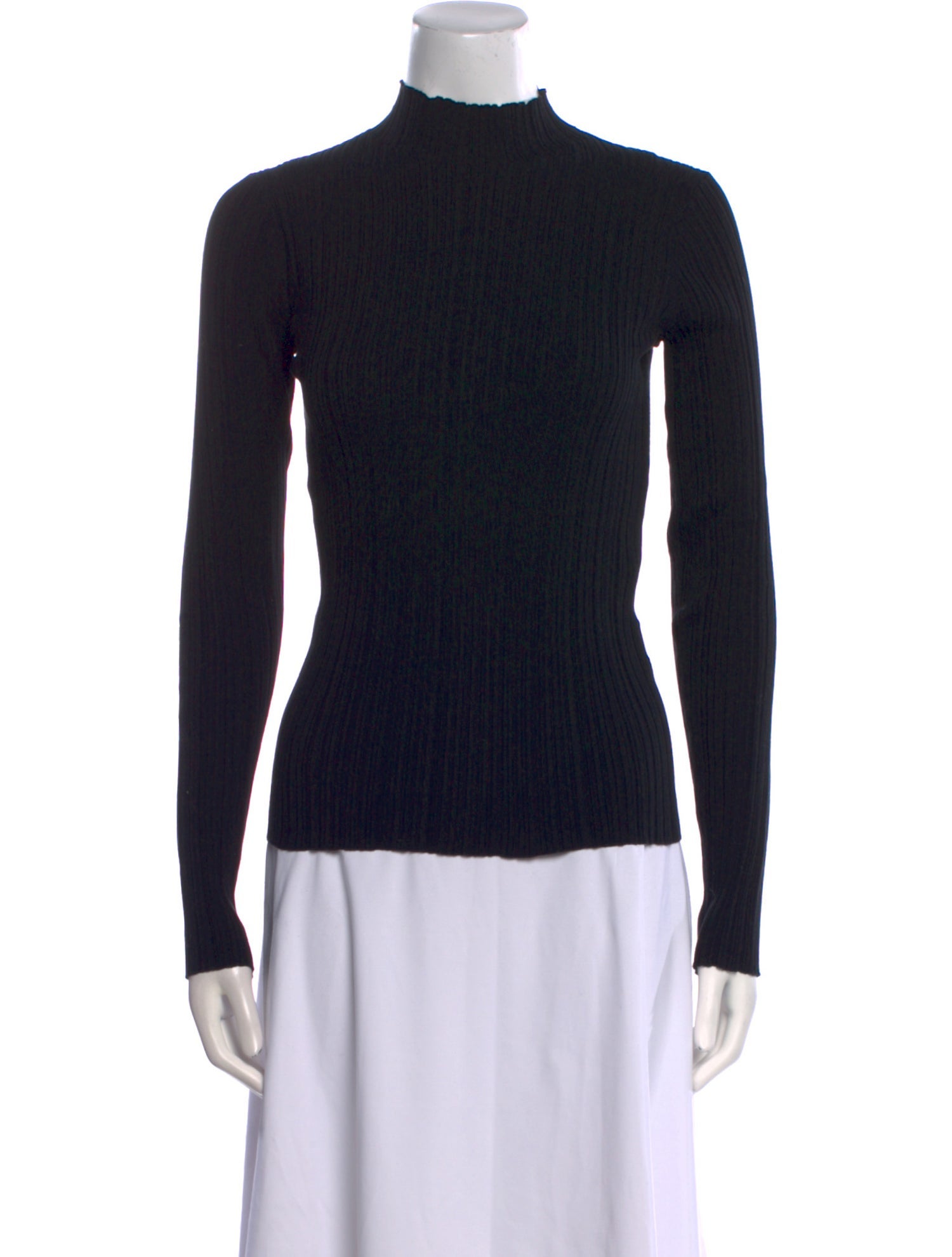 Acne Studios Mock Neck Long Sleeve Top