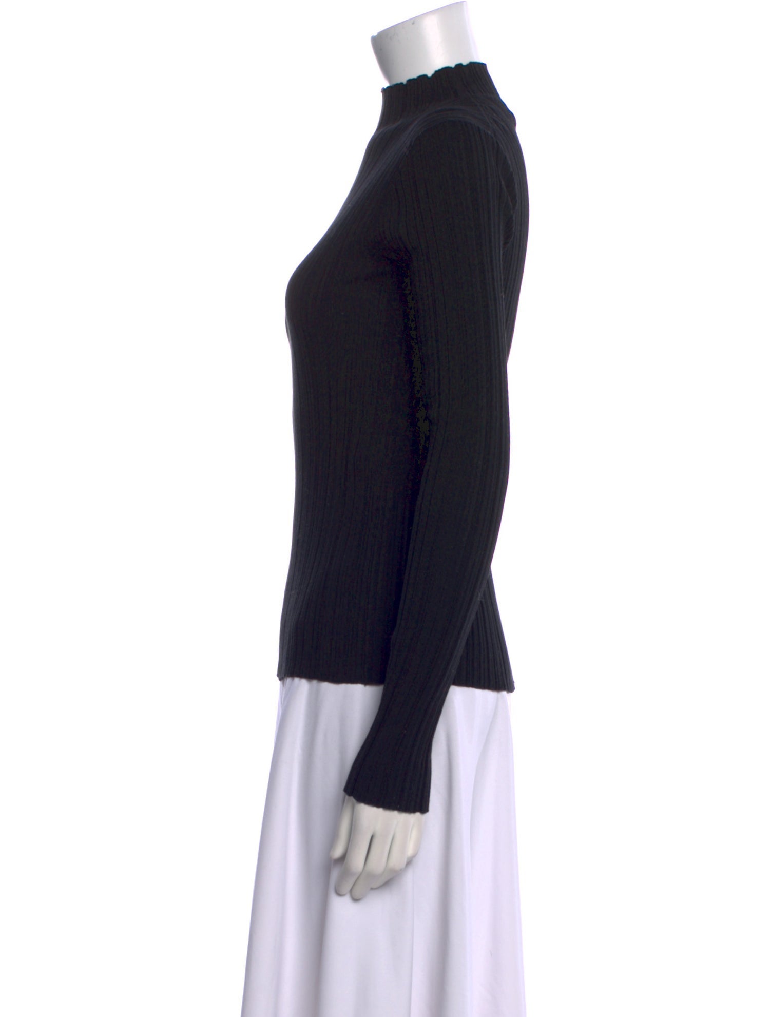 Acne Studios Mock Neck Long Sleeve Top