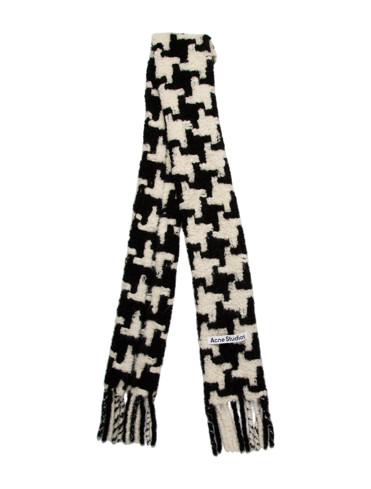 Acne Studios Alpaca Printed Scarf