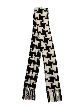 Acne Studios Alpaca Printed Scarf