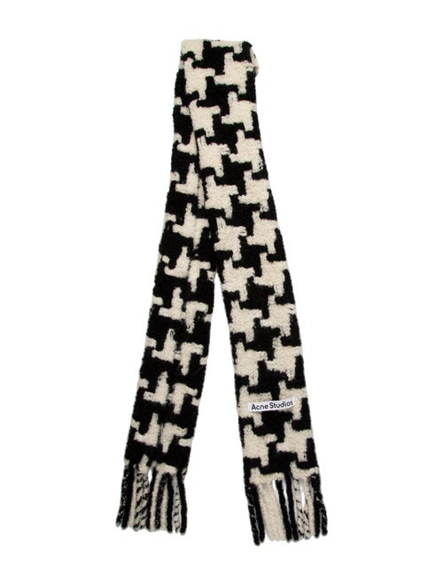 Acne Studios Alpaca Printed Scarf