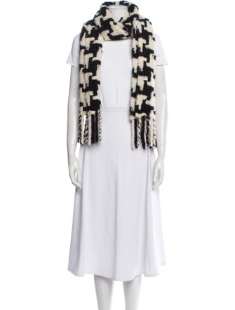 Acne Studios Alpaca Printed Scarf