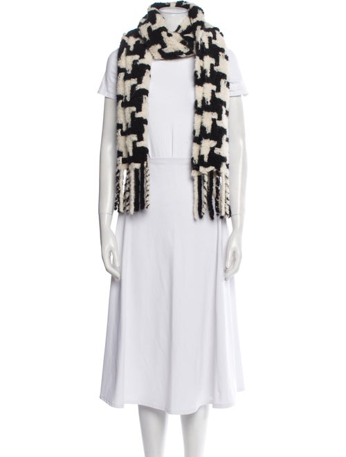 Acne Studios Alpaca Printed Scarf