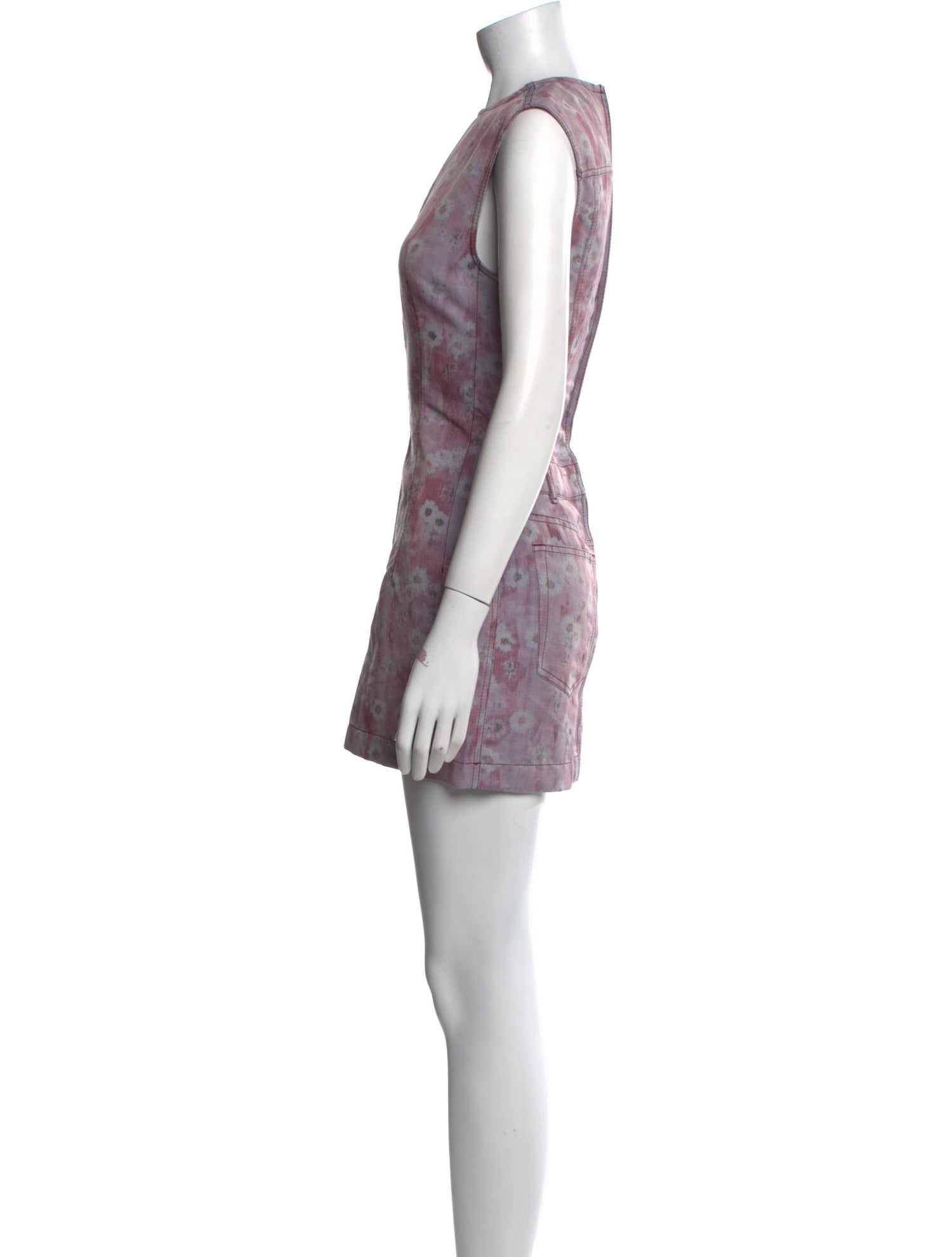 Acne Studios Linen Mini Dress