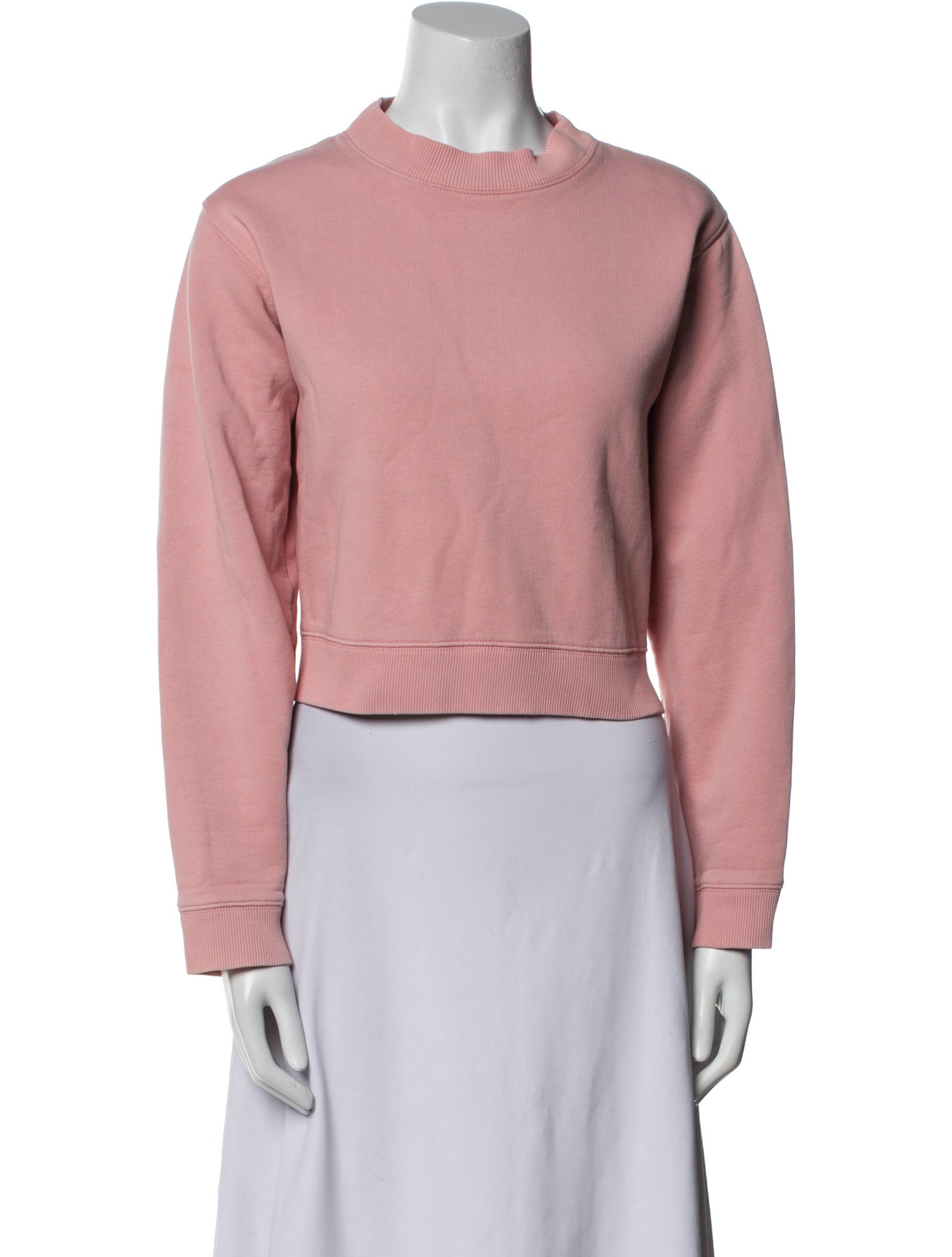 Acne Studios Mock Neck Long Sleeve Sweatshirt