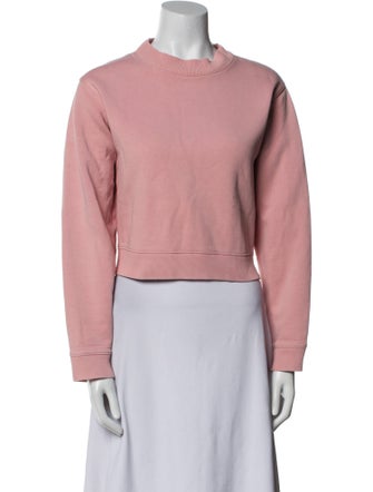Acne Studios Mock Neck Long Sleeve Sweatshirt
