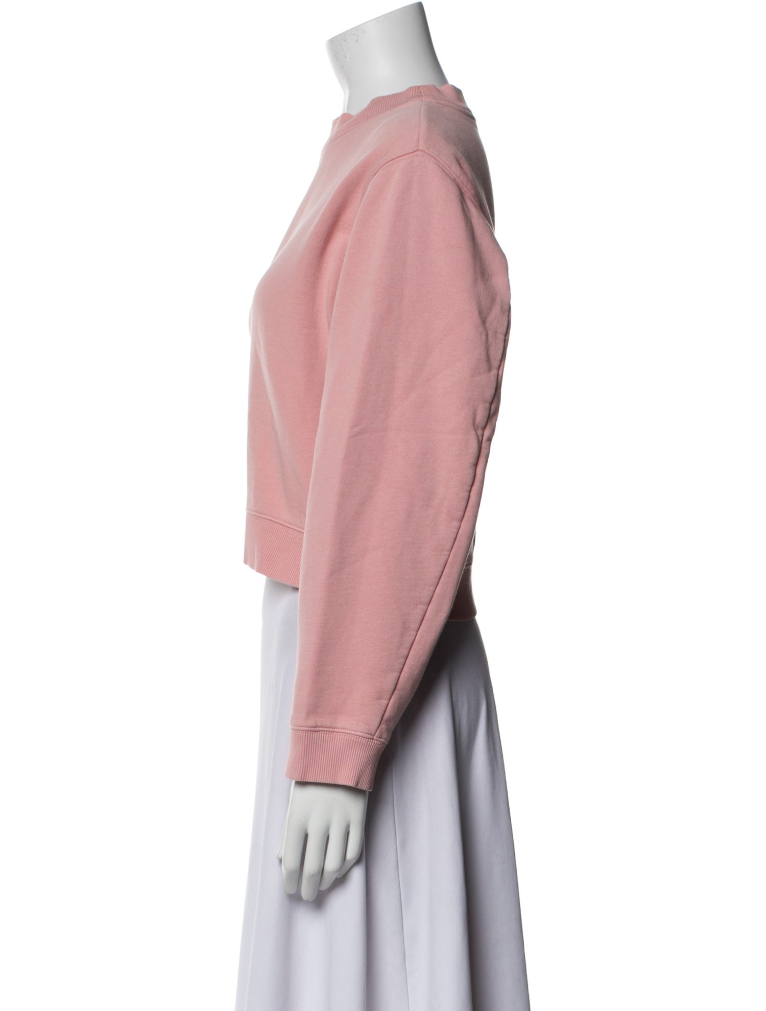 Acne Studios Mock Neck Long Sleeve Sweatshirt