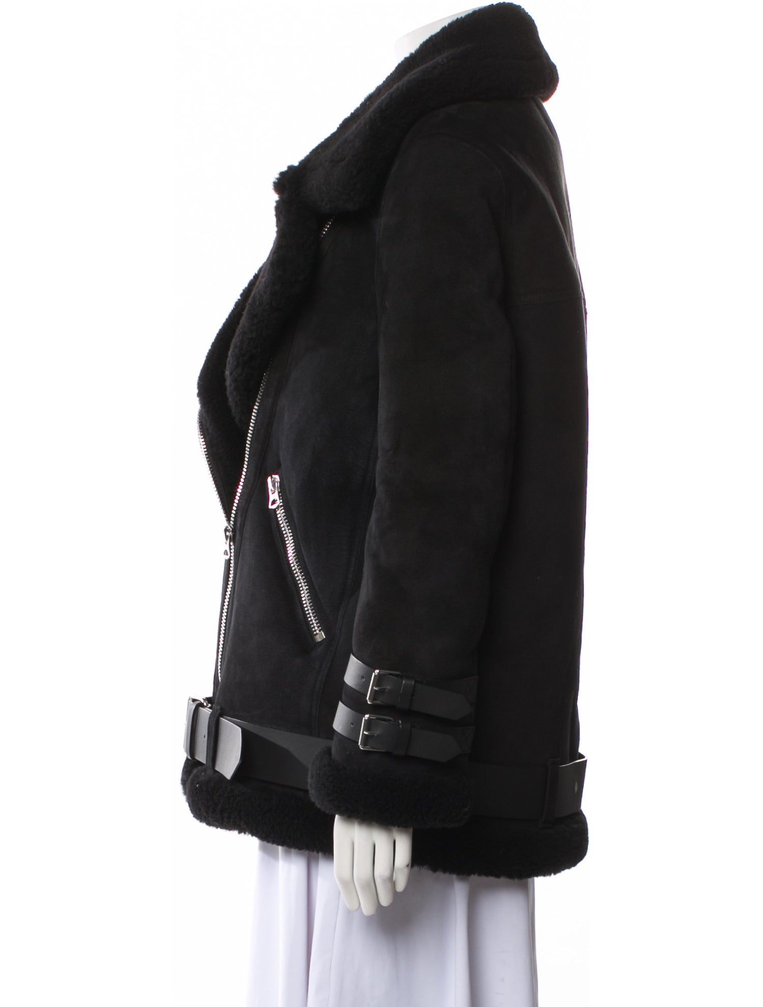 Acne Studios Shearling Fur Coat