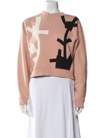 Acne Studios Graphic Print Crew Neck Sweatshirt
