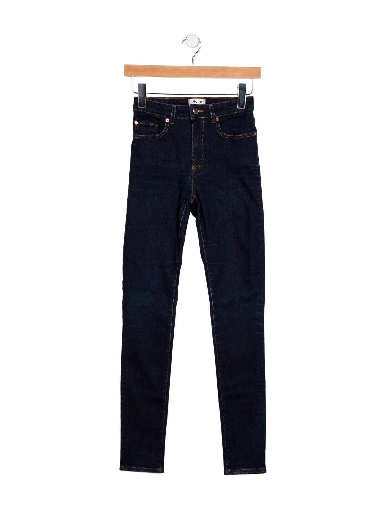 Acne Studios Mid-Rise Skinny Leg Jeans