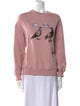 Acne Studios Graphic Print Crew Neck Sweatshirt