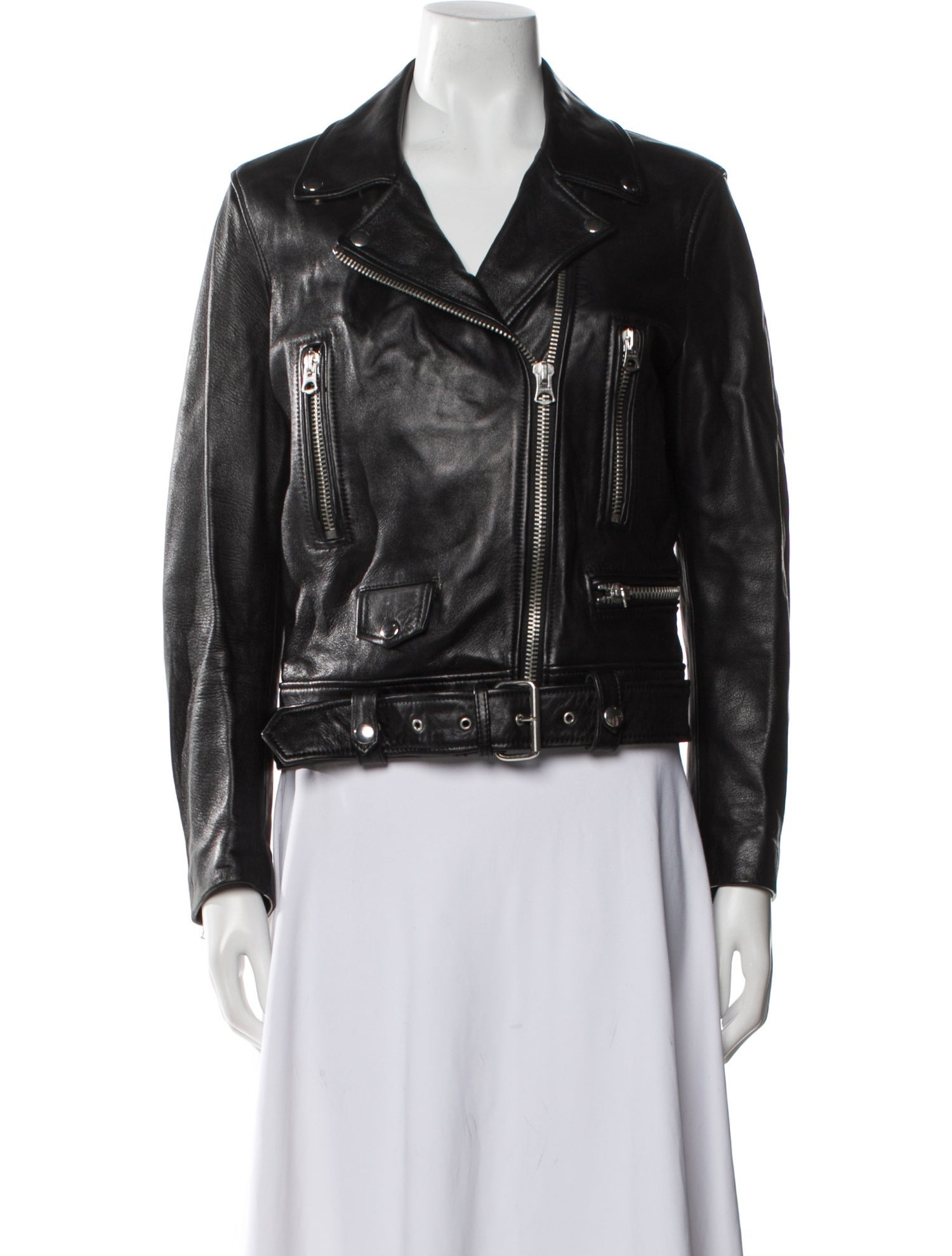 Acne Studios Leather Biker Jacket