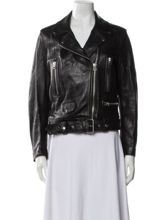Acne Studios Leather Biker Jacket