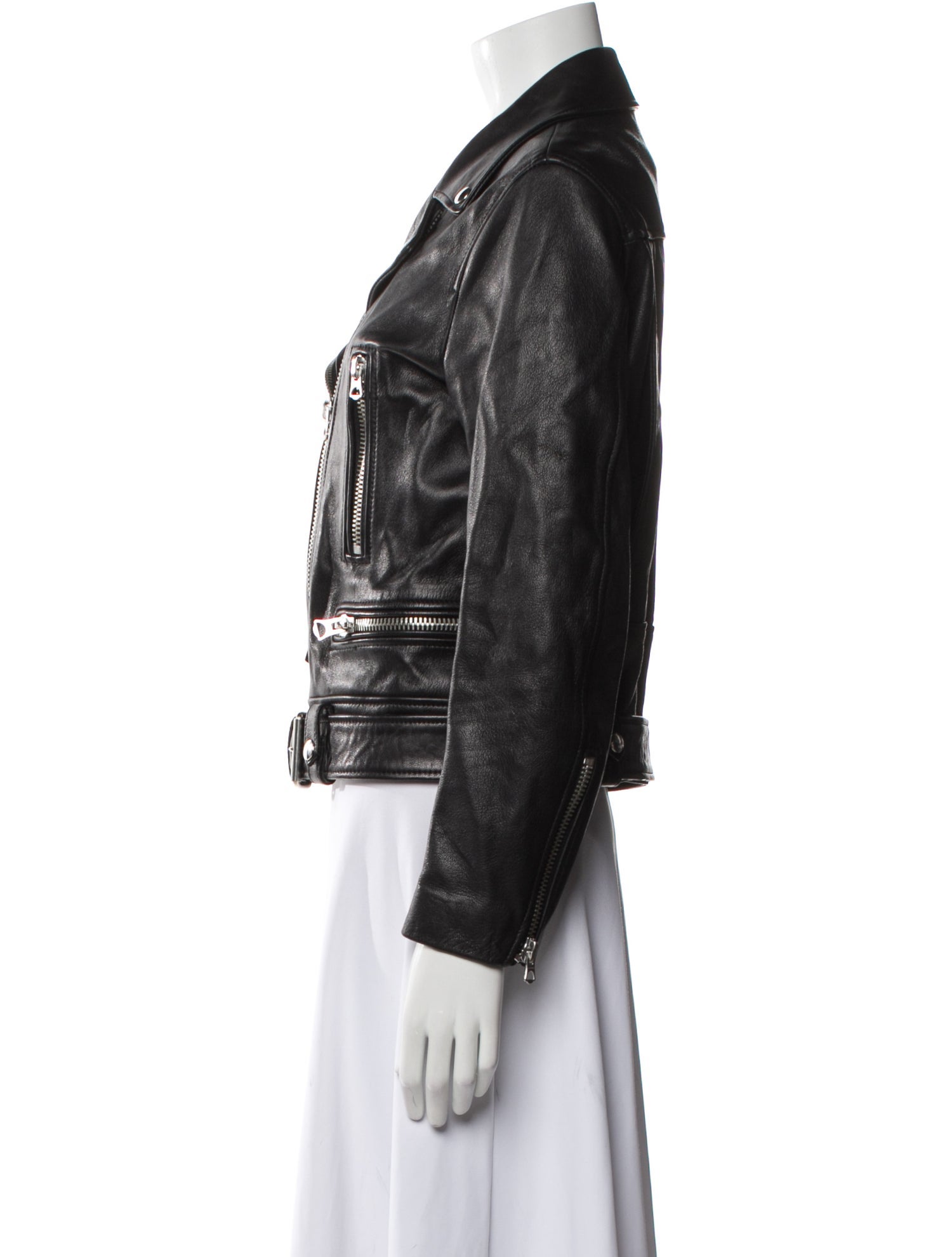 Acne Studios Leather Biker Jacket