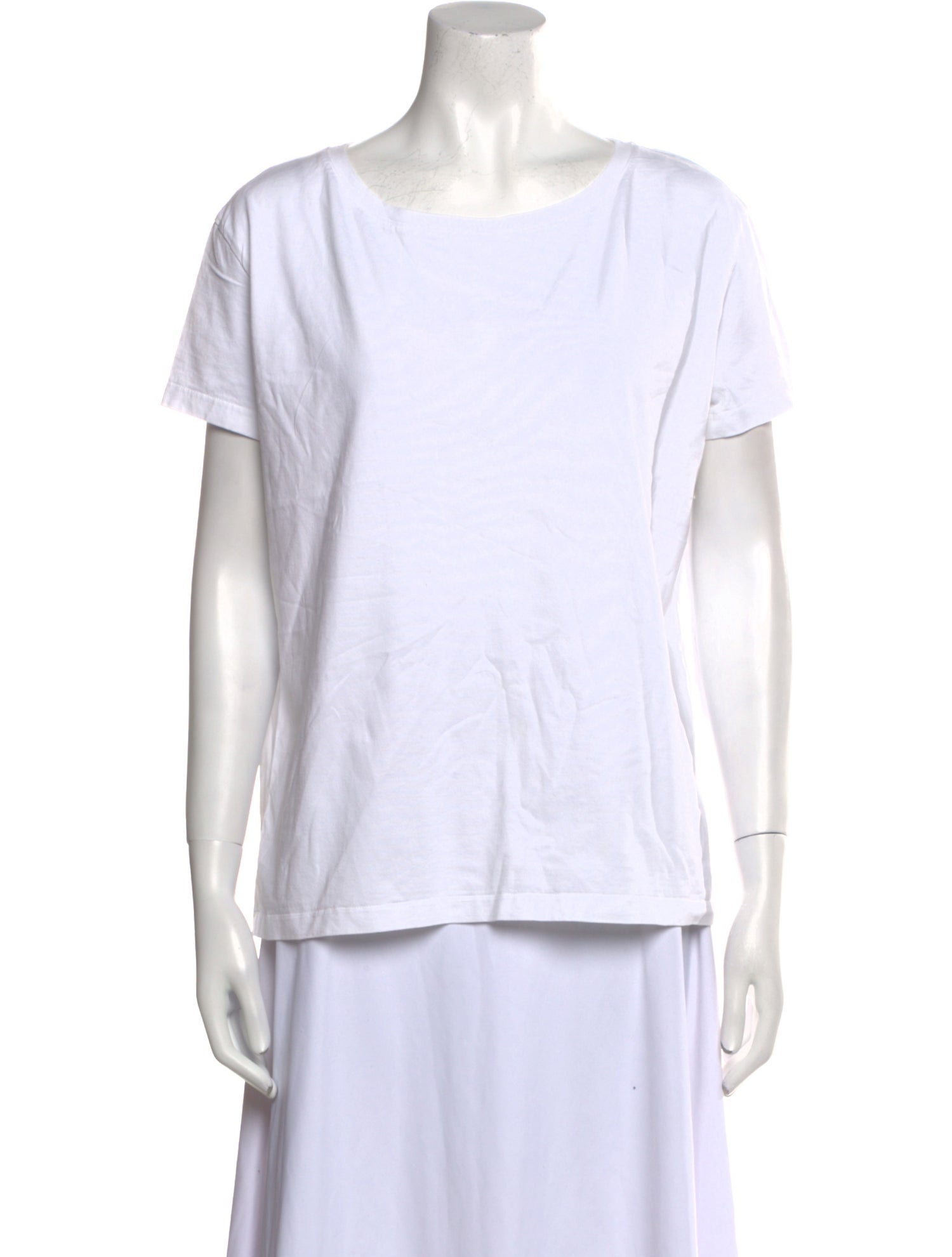 Acne Studios Bateau Neckline Short Sleeve T-Shirt