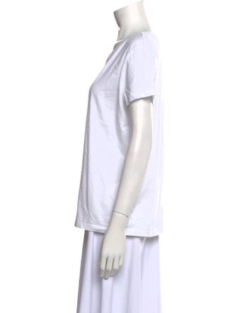 Acne Studios Bateau Neckline Short Sleeve T-Shirt