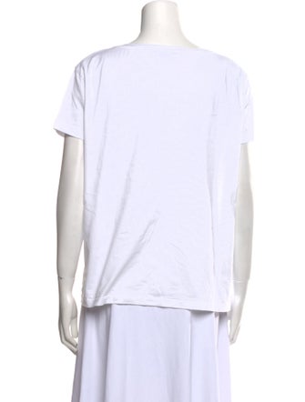 Acne Studios Bateau Neckline Short Sleeve T-Shirt
