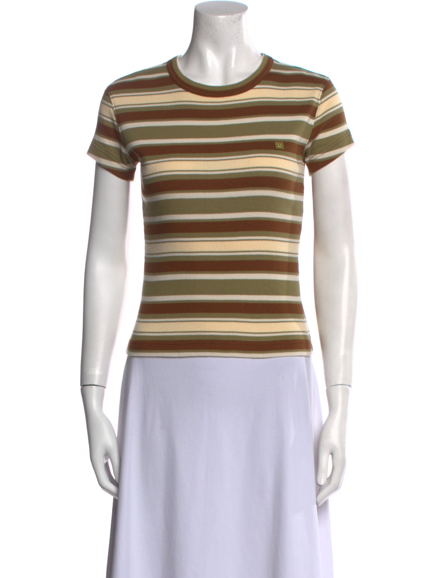 Acne Studios Striped Crew Neck T-Shirt