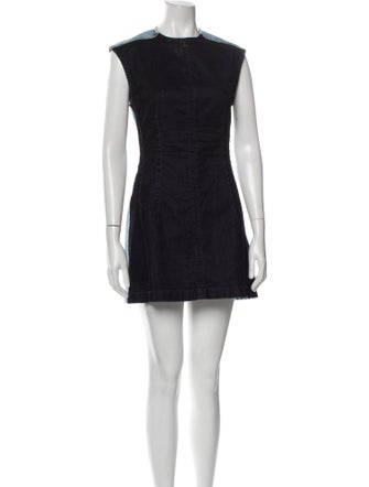 Acne Studios Crew Neck Mini Dress