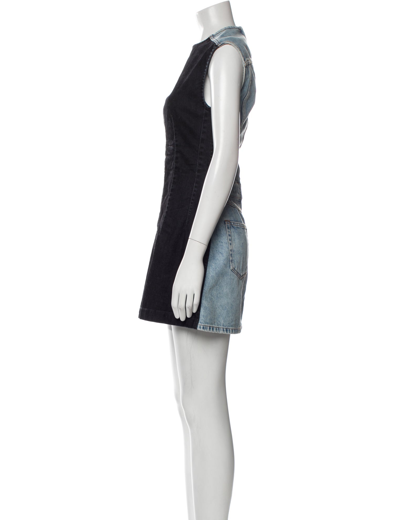 Acne Studios Crew Neck Mini Dress