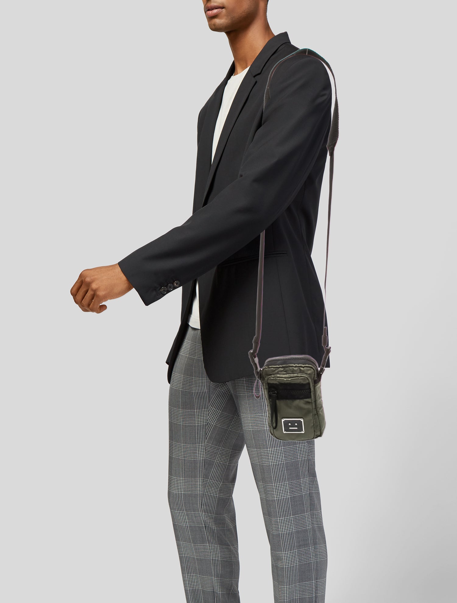Acne Studios Nylon Messenger Bag