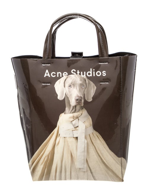 Acne Studios Patent Leather Top Handle Bag