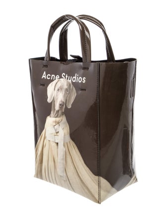 Acne Studios Patent Leather Top Handle Bag