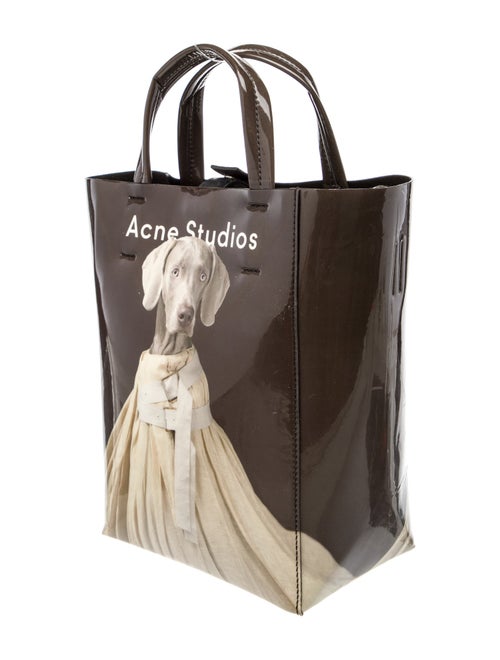Acne Studios Patent Leather Top Handle Bag