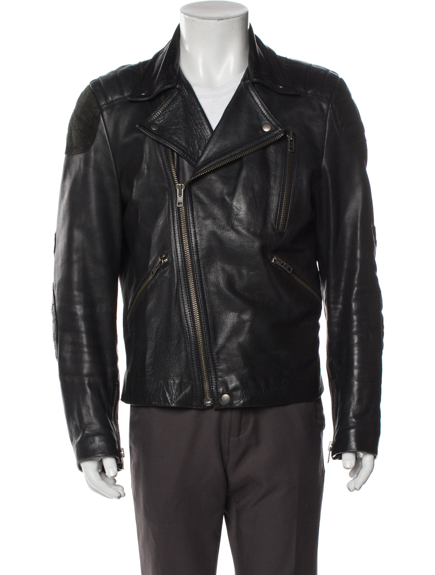 Acne Studios Leather Moto Jacket