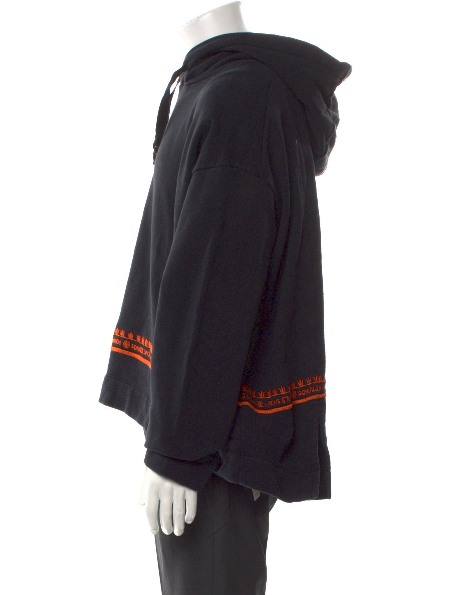 Acne Studios Graphic Print Crew Neck Hoodie