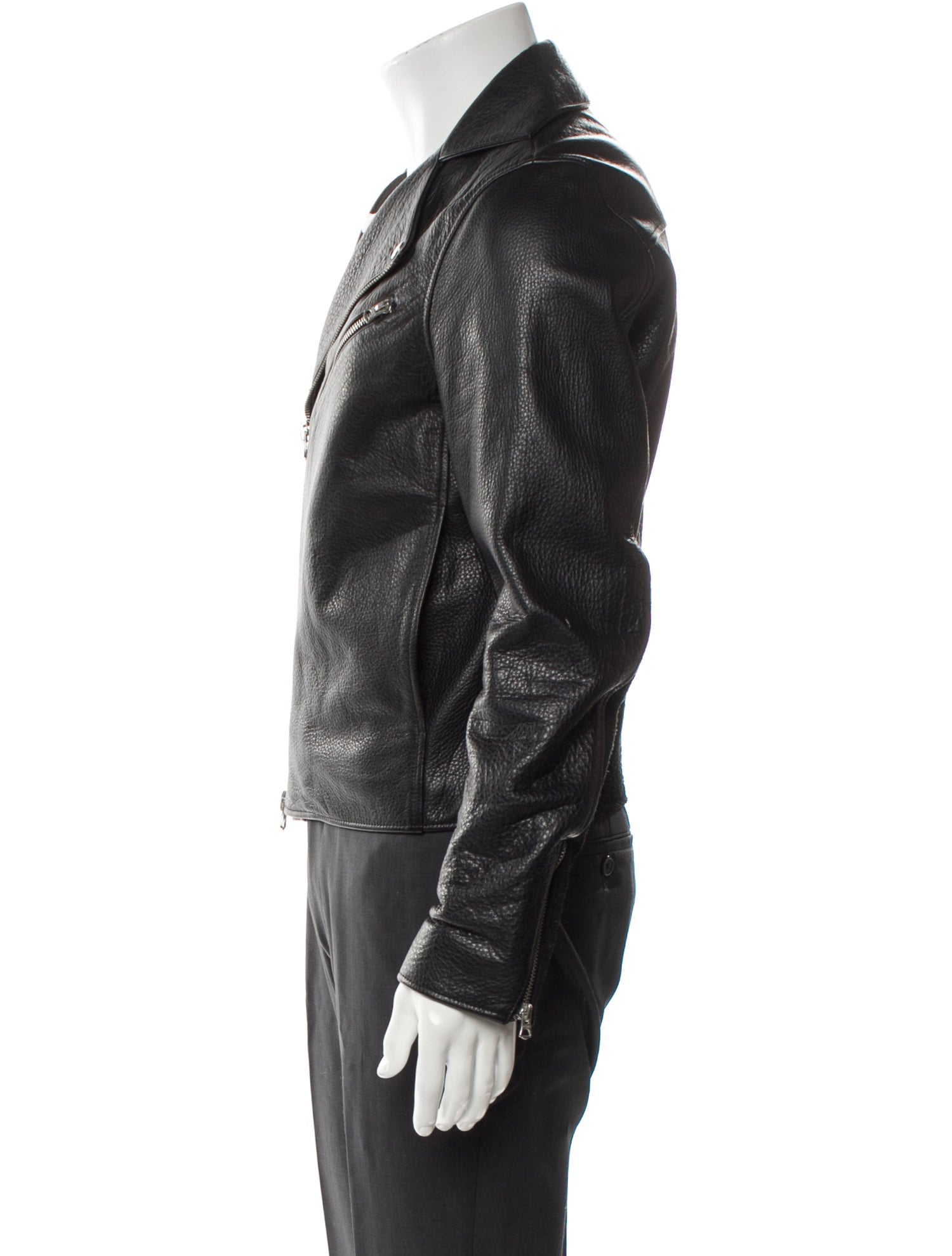 Acne Studios Calf Leather Moto Jacket