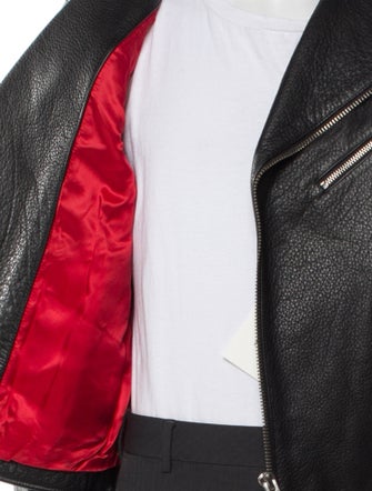 Acne Studios Calf Leather Moto Jacket