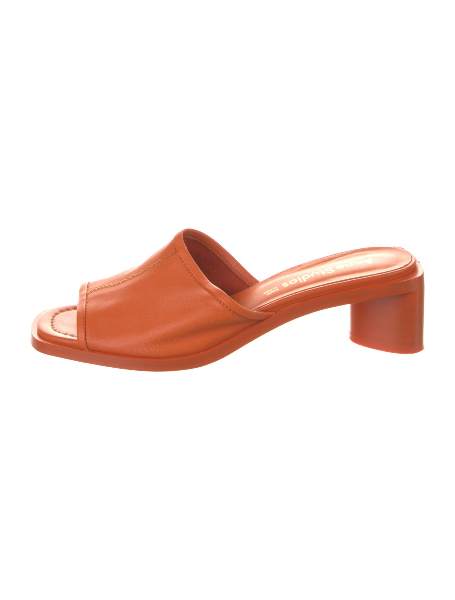 Acne Studios Leather Slides