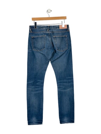 Acne Studios Mid-Rise Straight Leg Jeans