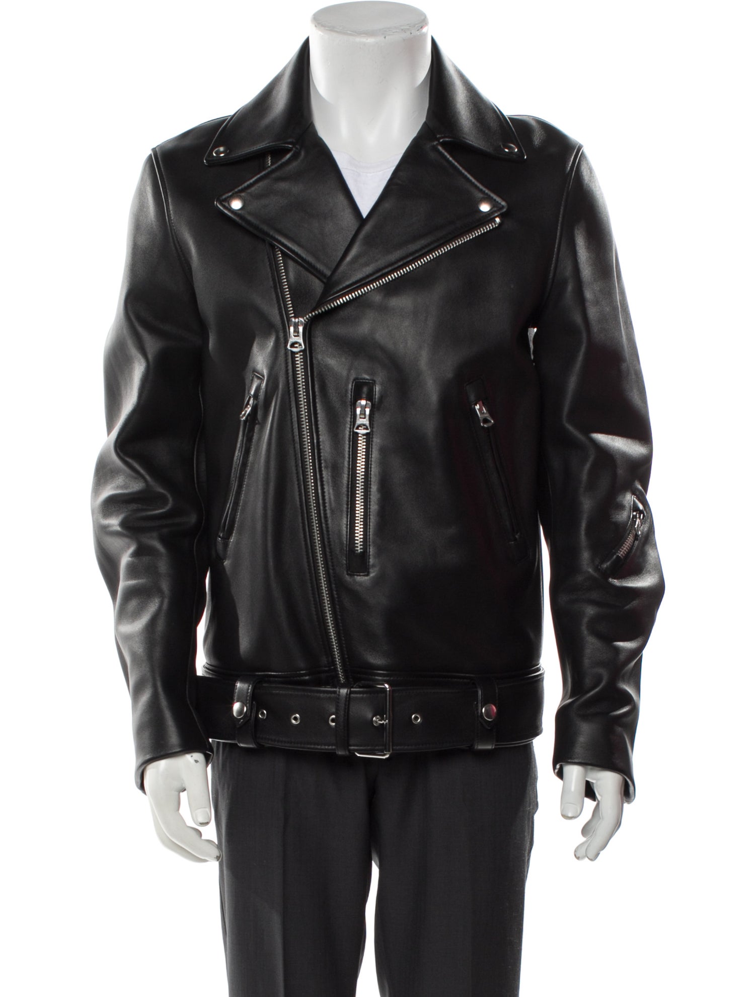 Acne Studios Lamb Leather Moto Jacket