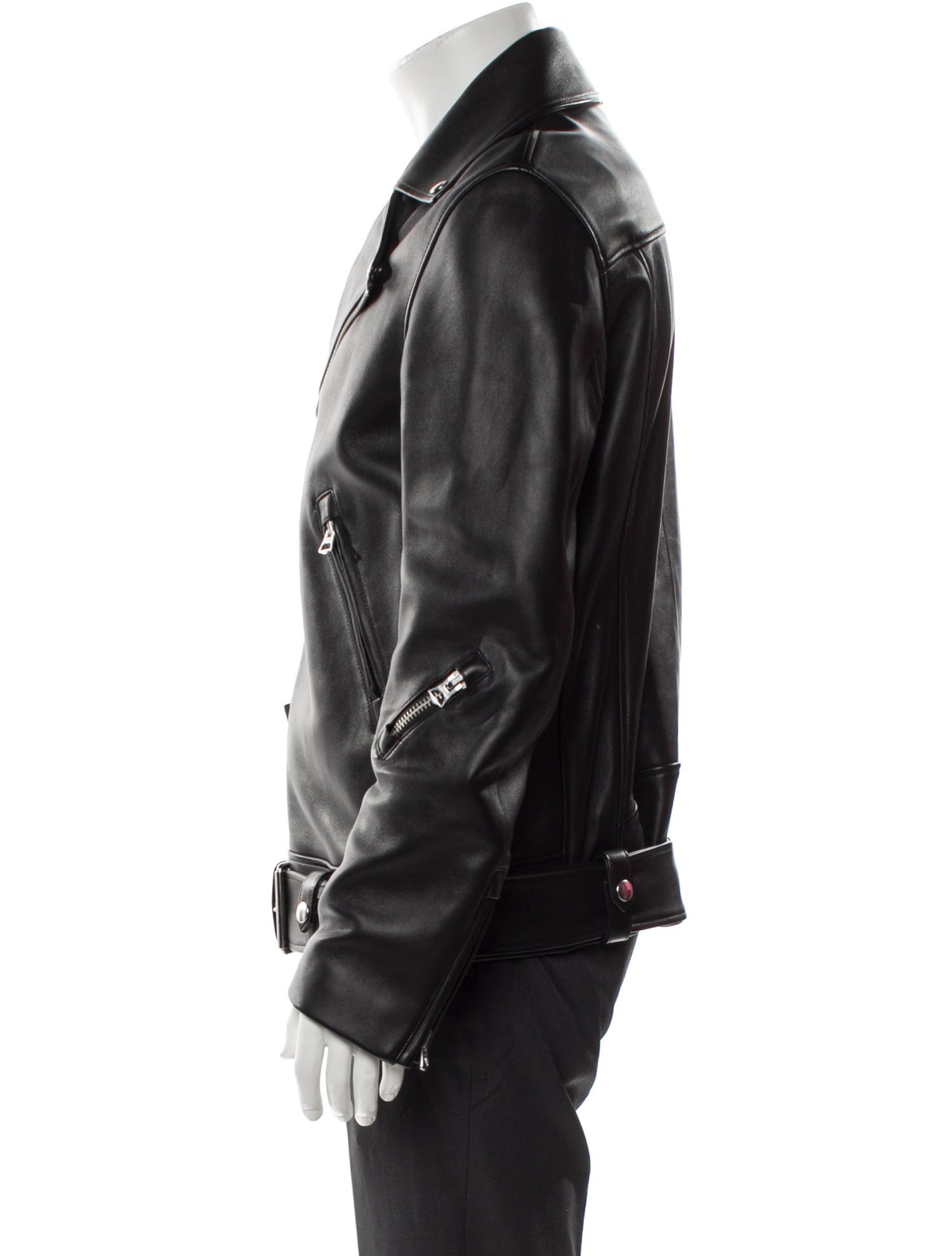 Acne Studios Lamb Leather Moto Jacket