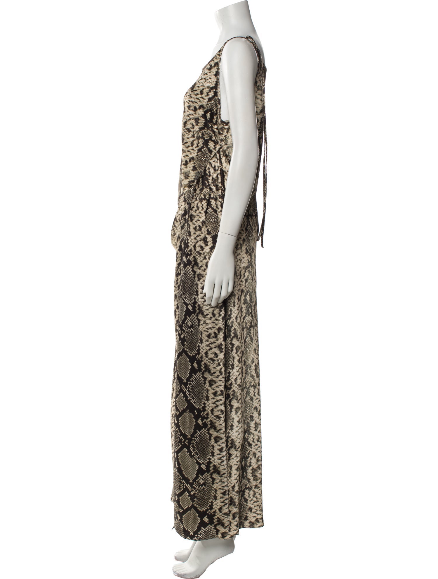 Acne Studios Animal Print Long Dress w/ Tags