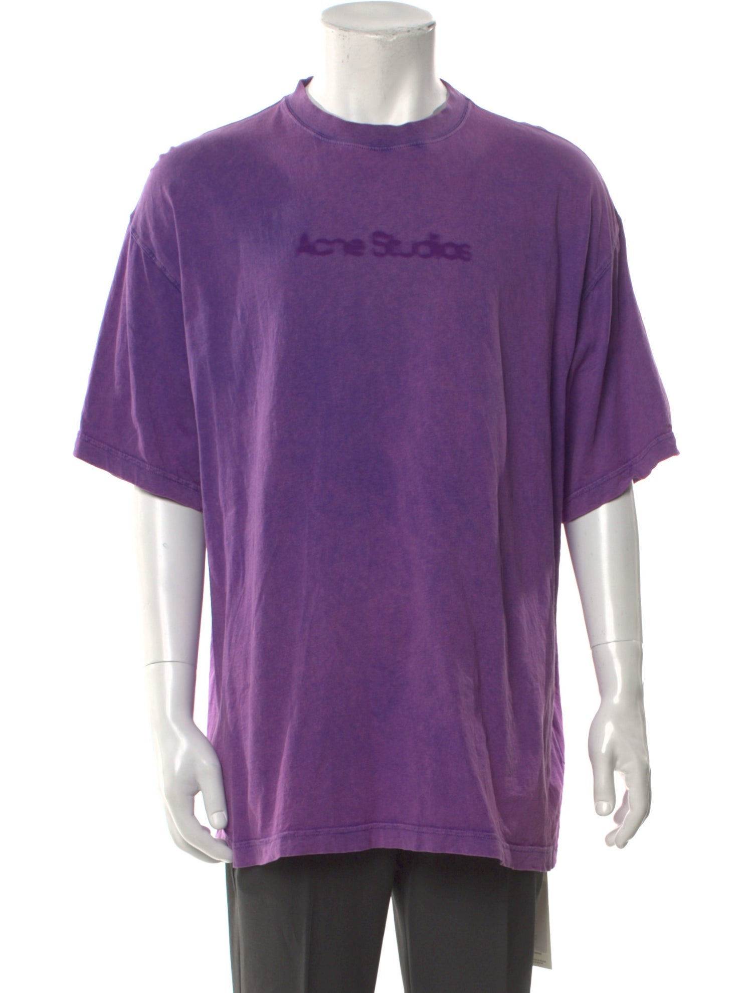 Acne Studios Graphic Print Crew Neck T-Shirt