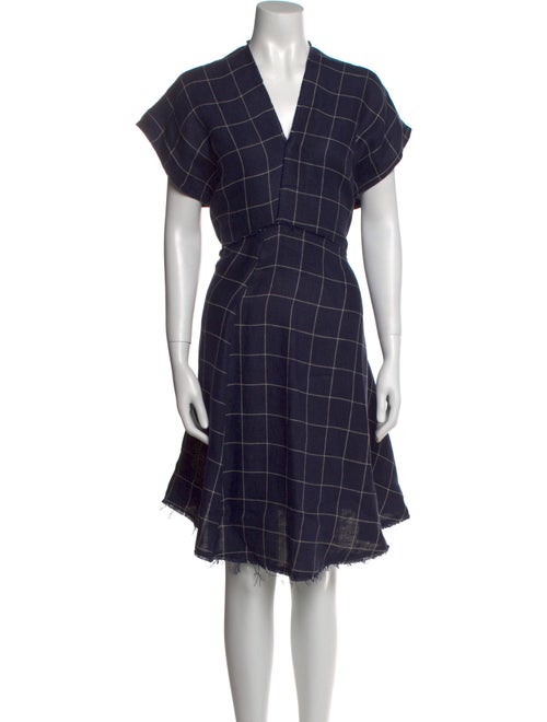 Acne Studios Linen Knee-Length Dress