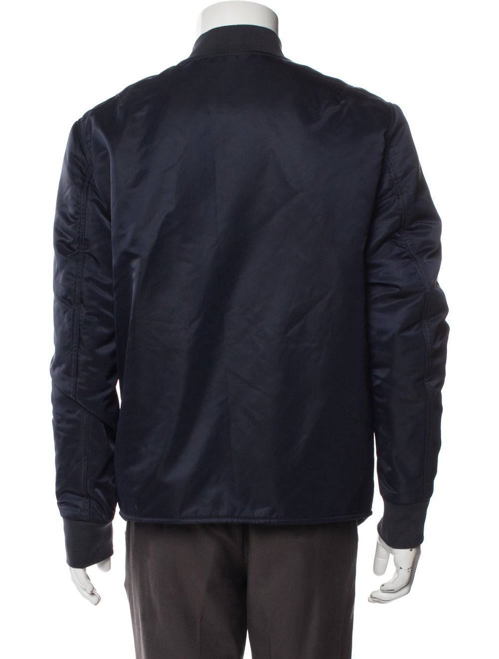 Acne Studios Jacket Blue Satin Lining Collar Slit… - image 3