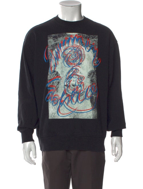 Acne Studios Graphic Print Crew Neck Sweatshirt
