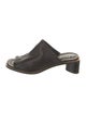 Acne Studios Leather Slides