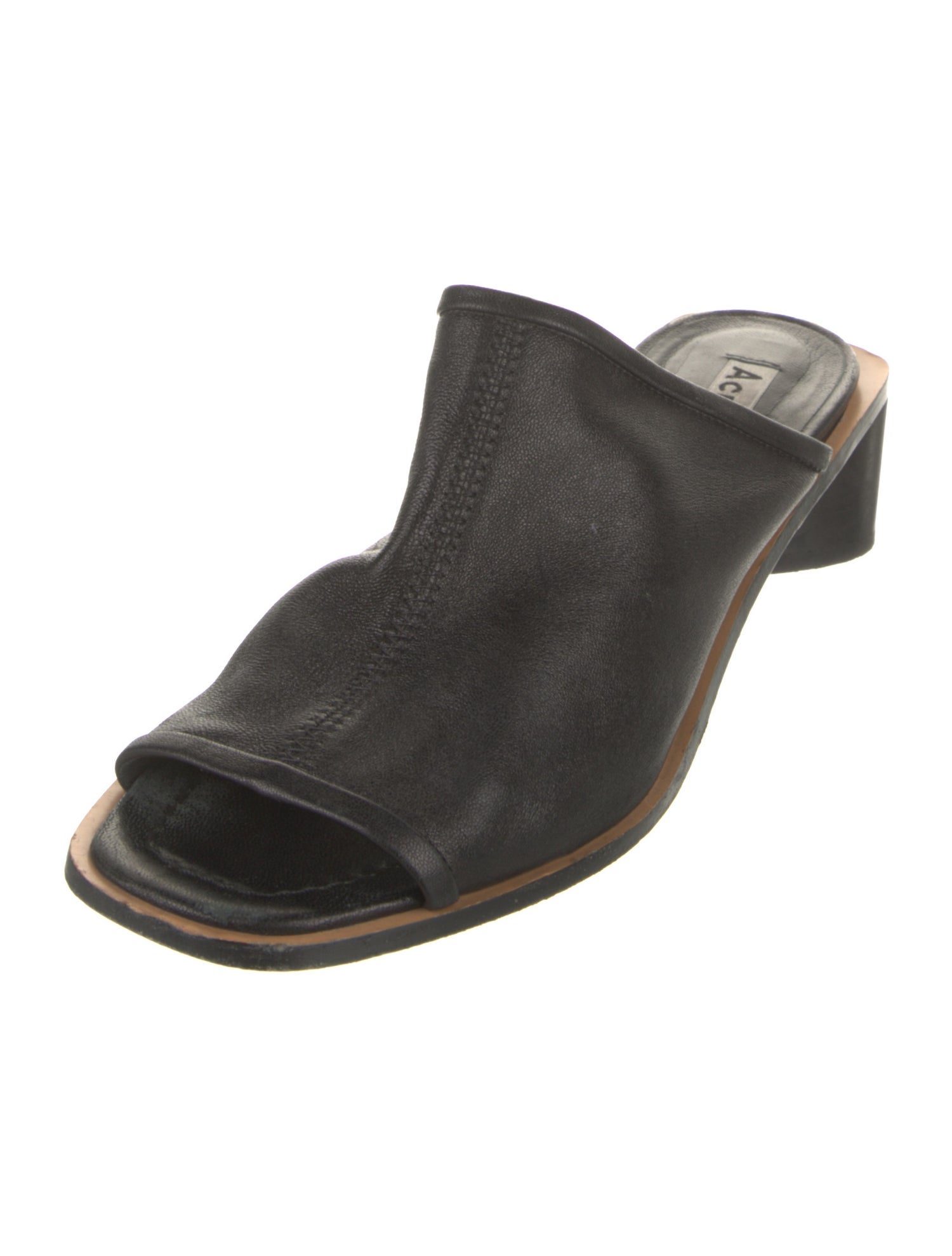 Acne Studios Leather Slides