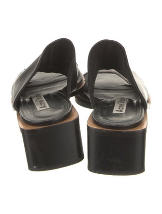 Acne Studios Leather Slides
