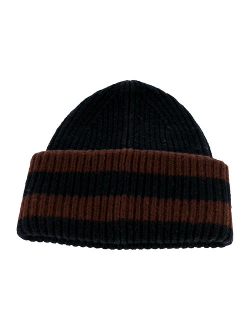 Acne Studios Wool Striped Knitted Beanie