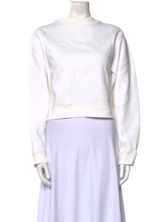 Acne Studios Bateau Neckline Long Sleeve Sweatshirt