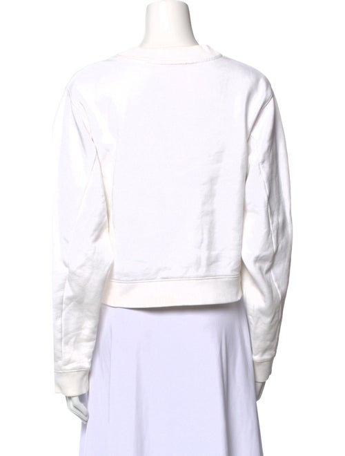 Acne Studios Bateau Neckline Long Sleeve Sweatshirt