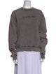 Acne Studios Graphic Print Crew Neck Sweater