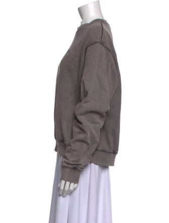 Acne Studios Graphic Print Crew Neck Sweater