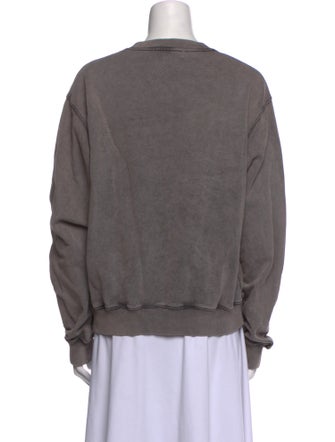 Acne Studios Graphic Print Crew Neck Sweater